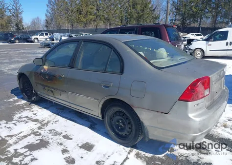 2004 Honda Civic Lx z USA, uszkodzony, nr VIN 2HGES15504H505386